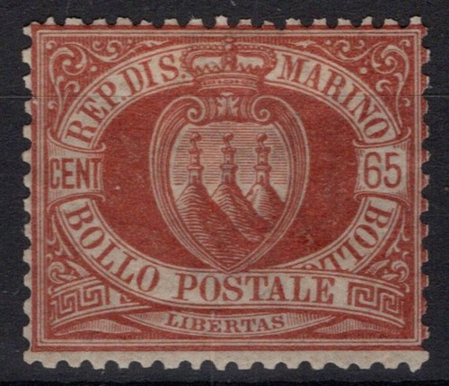 San marino 1892 stemma - 1892-94, 65