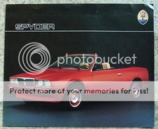 Brochure vendita auto MASERATI