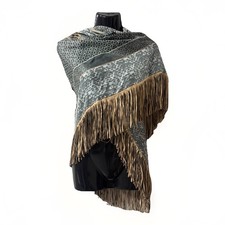 MALA ALISHA SCIARPA SCIALLE TRIANGOLARE OVERSIZE REVERSIBILE