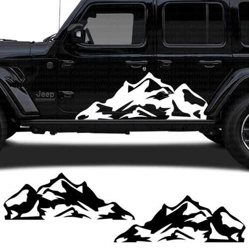 Adesivi laterali cime jeep - adesivi,