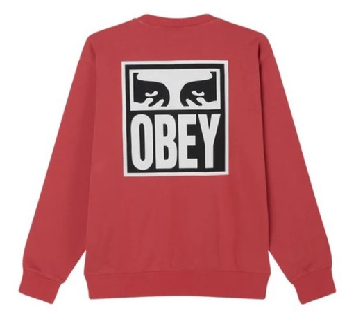 Felpa obey eyes icon crew - eyes,