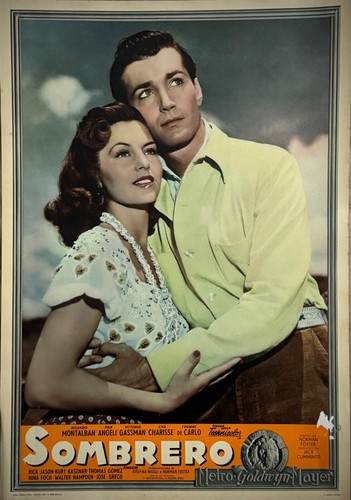 Sombrero lobby card fotobusta - card,