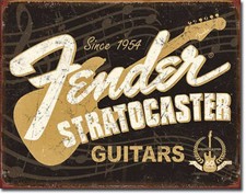 Insegna FENDER chitarra rock