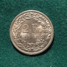 SVIZZERA 1968 HELVETIA 2