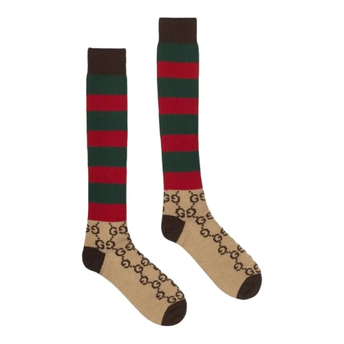 Calze lana righe gucci - lana, a