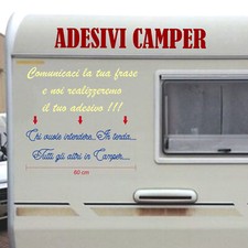 Adesivo camper frase viaggi