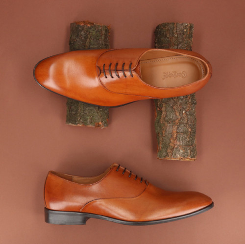 Scarpe uomo marrone cognac - scarpe,