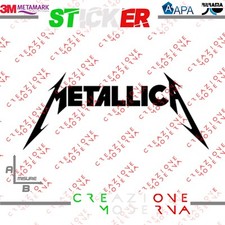 ADESIVO STICKER METALLICA MISURE PERSONALIZZATE