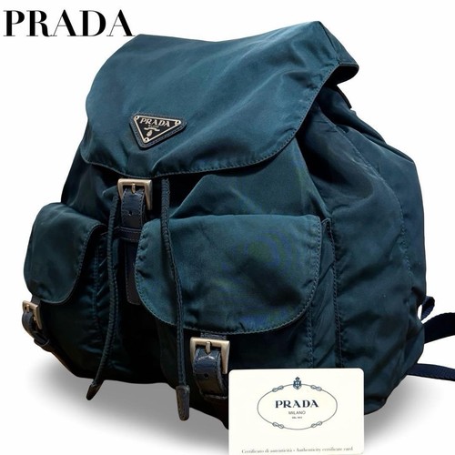 Zaino prada nylon triangolo - prada,