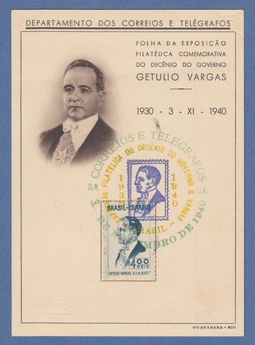 Brasile 1940 folhinha - brasile,