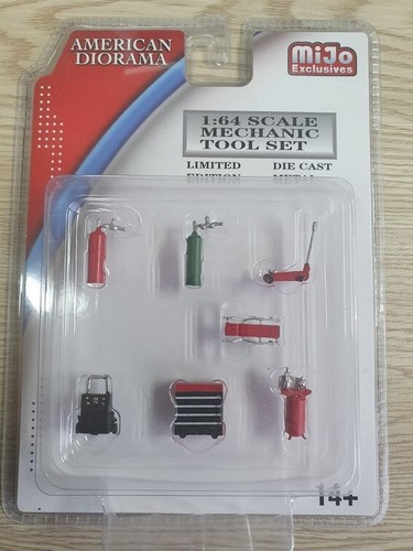 Set diorama outils garage - set,