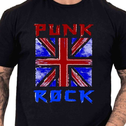 Shirt punk rock - t-shirt, bandiera