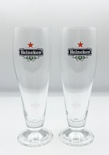 Pair Of Heineken Beer Glasses