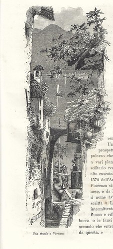 Stampa antica varenna - stampa, contrada
