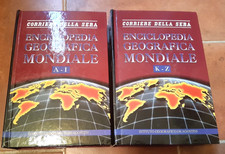 ENCICLOPEDIA GEOGRAFICA MONDIALE 2 VOLUMI (CORRIERE DELLA SERA DE AGOSTINI 1995)