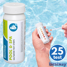 Bestway SET 25 STRISCE TEST ACQUA SALATA CLORINATORE di PISCINA e SPA 58767