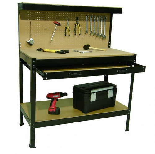 Banco lavoro con cassetto - con,