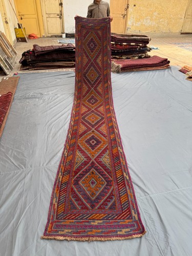 Vintage afghan mishwani 2x12 - vintage,