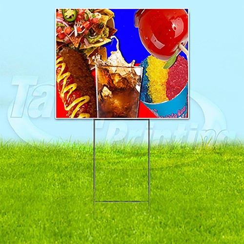 Insegna snack bevande - snack, 18x24