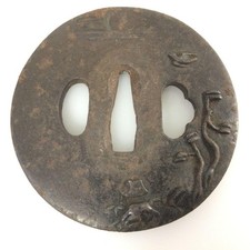 Tsuba giapponese ferro - tsuba, in