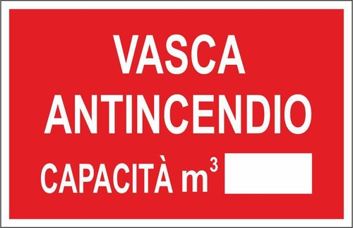 Cartello segnaletico vasca - segnaletico,