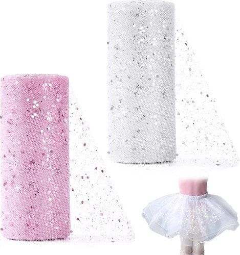 Tulle scintillante rotolo - -,