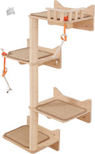 Cat Wall Tree - 7 Piece Set