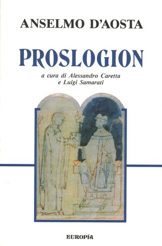Proslogion anselmo d aosta - anselmo, d'aosta