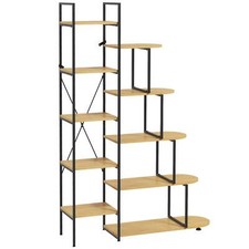 HOMCOM Scaffale Libreria a 10
