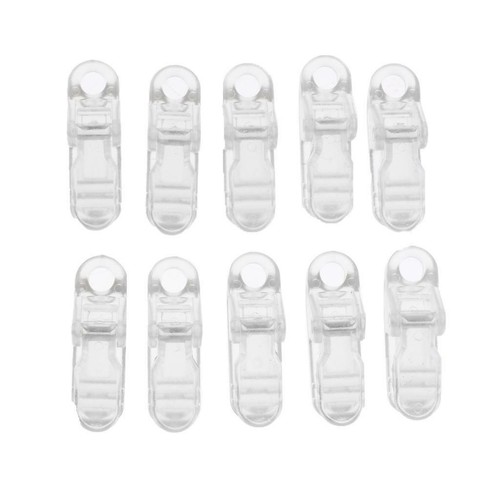 10pz morsetto clip plastica - 10pz,