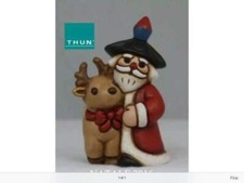 THUN Carabinieri anno 2016 Babbo Natale con renna nuovo originale con scatola