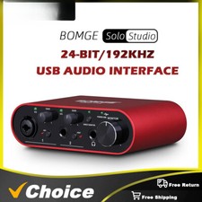 Interfaccia Audio 192kHz Scheda Audio Professionale e Monitor Amplificatore Cuffie