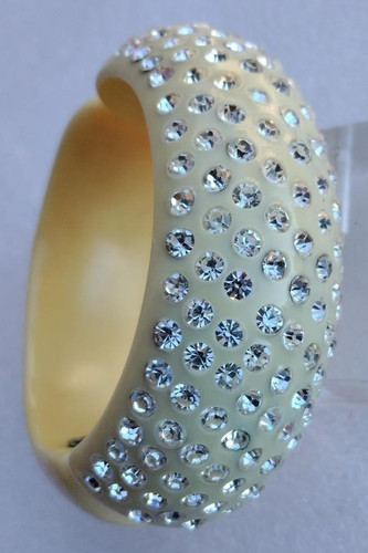 Bracciale vintage bianco panna - bracciale,
