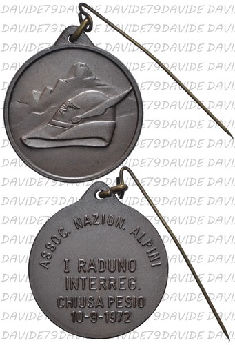 02605 medaglia alpini 1972 - -,