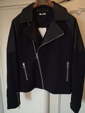 Giacca PAUL SMITH MAIN LINE in pelle e tessuto taglia M prezzo consigliato £ 1350 NUOVA