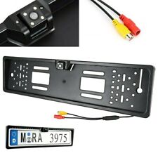 Portatarga AUTO 170° Telecamera Retromarcia 4 led  Visione Notturna RETROCAMERA