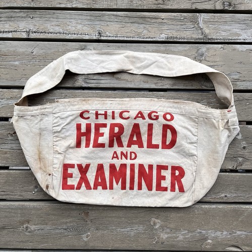Borsa giornale vintage chicago - giornale,