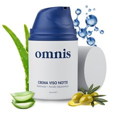 Omnis Uomo Crema Viso idratante con Retinolo Acido Ialuronico Effetto