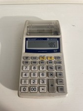 Sharp EL-1611E calcolatrice elettronica con stampante professionale funzionante