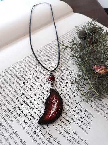 Goth necklace emo - -,