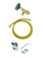 KIT RICARICA FRIGO R600 R600A RUBINETTO PER BOMBOLA 7/16" - PERFORATORE - FRUSTA