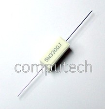 2 pezzi 330 Ohm, 5W, 5%