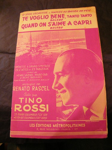 Spartito voglio bene - te,