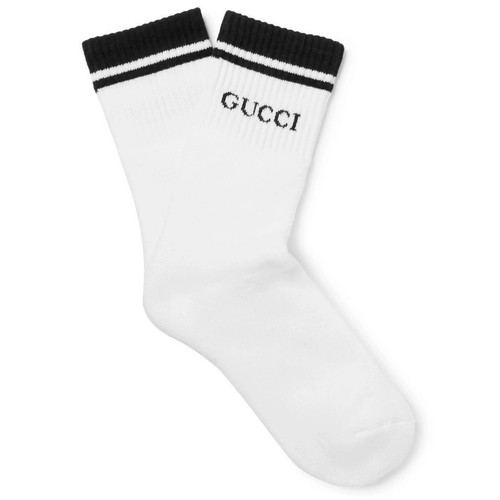 Gucci calze intarsiate - intarsiate, logo