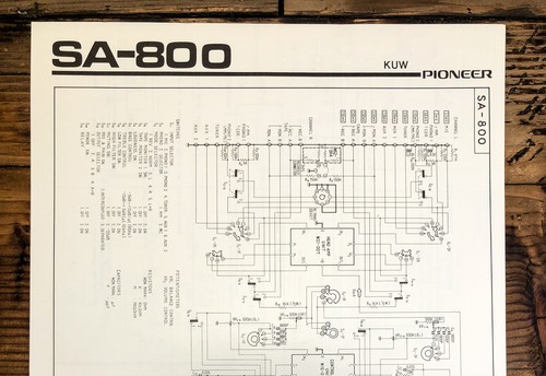 Pioneer 800 amplificatore - sa-800,