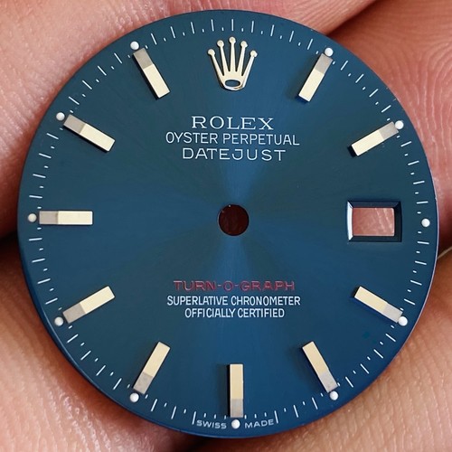 Rolex blue dial luminova for - dial,