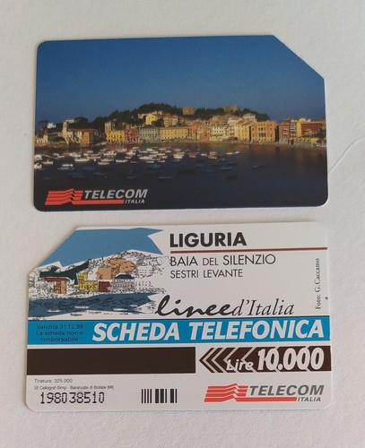 Scheda telefonica usata - ,