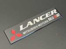 Distintivo LANCER EVOLUTION RALLIART MR FQ SST TURBO MITSUBISHI