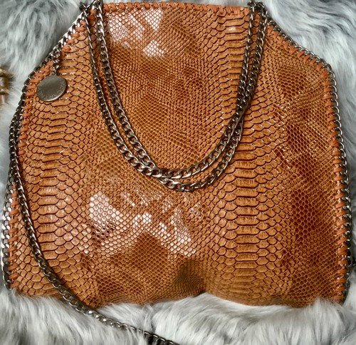 Borsa nuova marrone falabella - nuova,