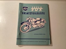 NSU catalogo ricambi Super FOX